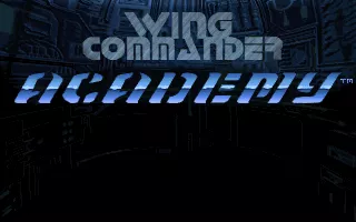 Wing Commander Academy DOS Title Screen
