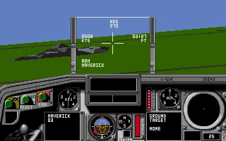 Strike Aces Amiga Cockpit of the F-111