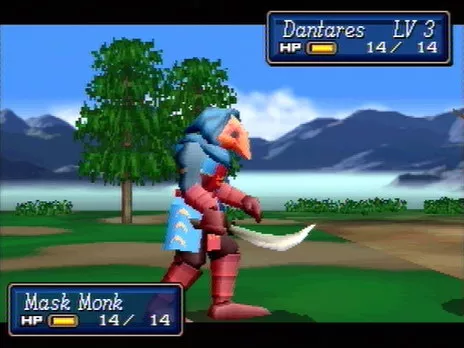 Shining Force III SEGA Saturn The big polygonal models are only seen in close-up battles