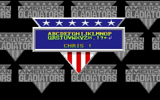 American Gladiators Amiga Enter your name