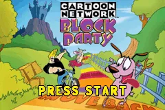 Cartoon Network Block Party Game Boy Advance Title screen