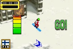 Salt Lake 2002 Game Boy Advance Starting in Snowboard slalom