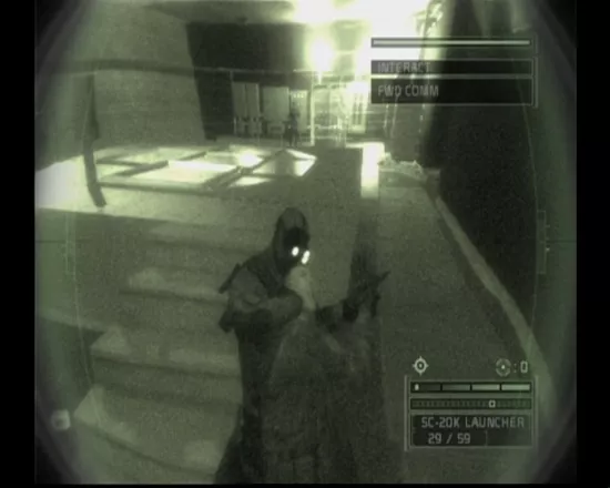 Tom Clancy&#x27;s Splinter Cell: Chaos Theory Xbox Sam now has a knife for silent attacks, and while holding a target you can decide to kill or just render the guard unconscious.