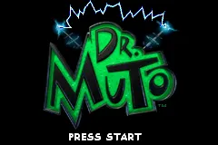 Dr. Muto Game Boy Advance Title screen.