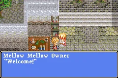 Tales of Phantasia Game Boy Advance Approaching a peddler