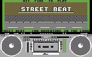 Ghettoblaster Commodore 64 Title screen