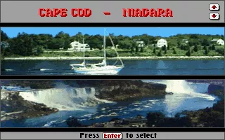 Road &#x26; Car: Test Drive III - The Passion: Add-On Disk #1 DOS The new Cape Cod to Niagara Falls course