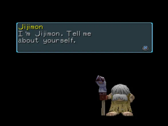 Digimon World PlayStation Hello, Jijimon