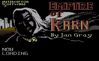 Empire of Karn Commodore 64 Title screen