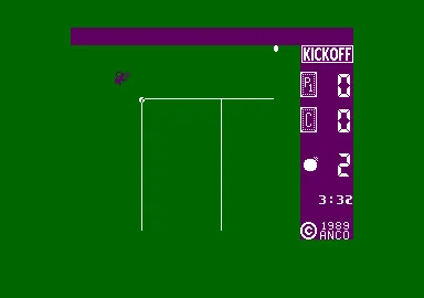 Kick Off Amstrad CPC Corner kick