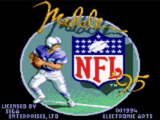 Madden NFL 95 Game Gear Title screen