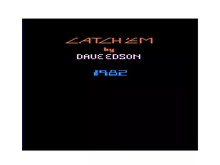 Catch &#x27;Em TRS-80 CoCo Title screen