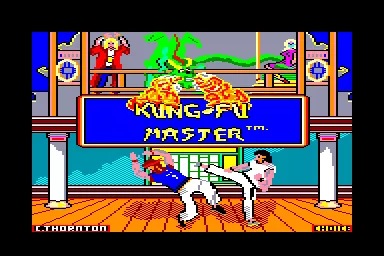 Kung-Fu Master Amstrad CPC The loading screen
