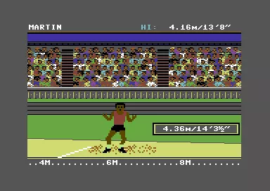 HesGames Commodore 64 A look of indifference from the athlete