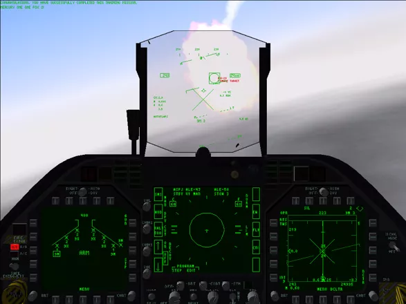 Jane&#x27;s Combat Simulations: F/A-18 Simulator Windows Air-to-air missiles