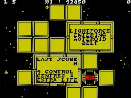 Lightforce ZX Spectrum Title screen