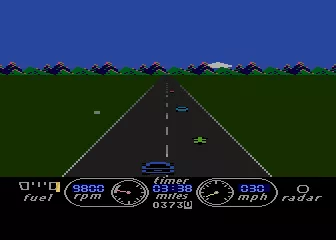 The Great American Cross-Country Road Race Atari 8-bit From LA to SF