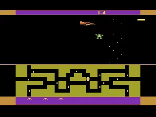 Flash Gordon Atari 2600 Starting screen