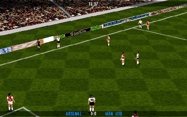 Actua Soccer: Club Edition DOS A throw in