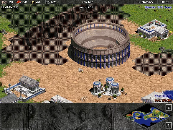Age of Empires: The Rise of Rome Windows What is said to be the wonder of all wonders: The Coliseum