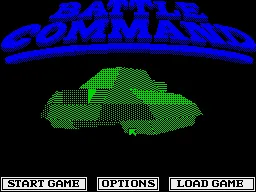 Battle Command ZX Spectrum Main menu