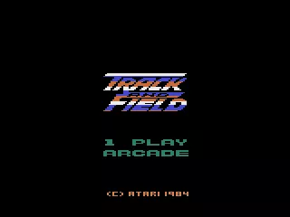 Track &#x26; Field Atari 2600 Title screen/main menu