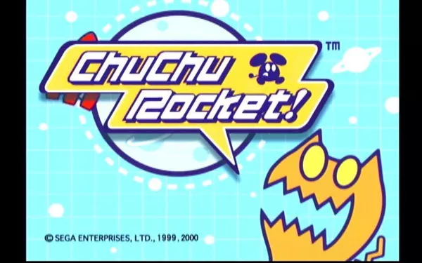 ChuChu Rocket! Dreamcast Title Screen