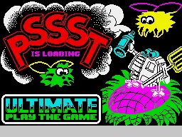 Pssst ZX Spectrum Loading screen