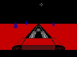 The Train: Escape to Normandy ZX Spectrum Forward gun view