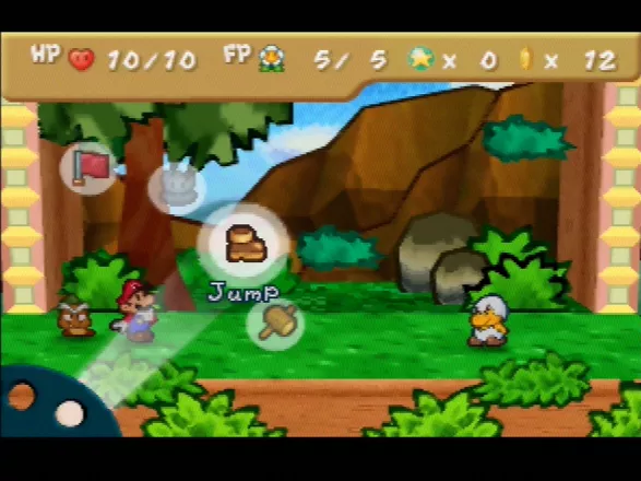Paper Mario Nintendo 64 Troopa Jr. is a mad bully who always wants to fight