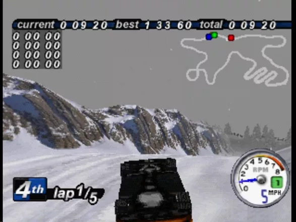 Rally Cross 2 PlayStation Be careful on those slopes.