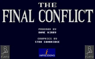 The Final Conflict Atari ST Loading screen