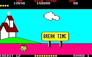 Pac-Land Amstrad CPC Let&#x27;s take a break. Pac-Man deserves it