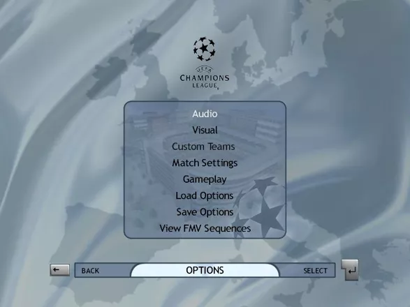 UEFA Champions League Season 2001/2002 Windows Options