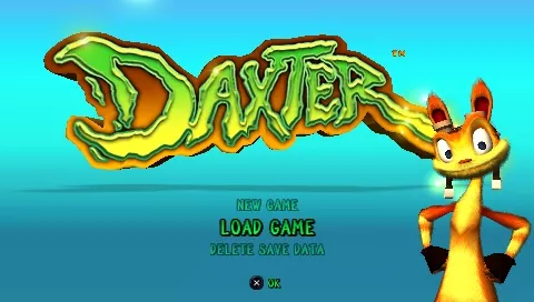 Daxter PSP Main menu