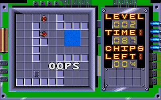 Chip&#x27;s Challenge Atari ST Level 2 is though