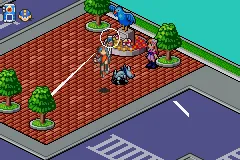 Mega Man Battle Network 6: Cybeast Gregar Game Boy Advance Jacking in to fight viruses in a RoboDog