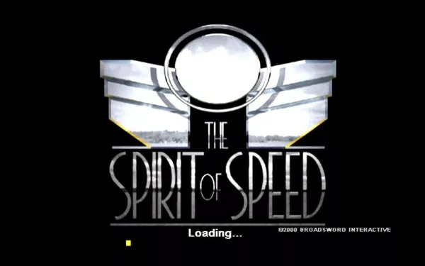 Spirit of Speed 1937 Dreamcast Title/Load Screen, expect to see this a lot