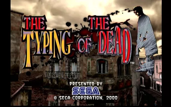 The Typing of the Dead Dreamcast Title Screen
