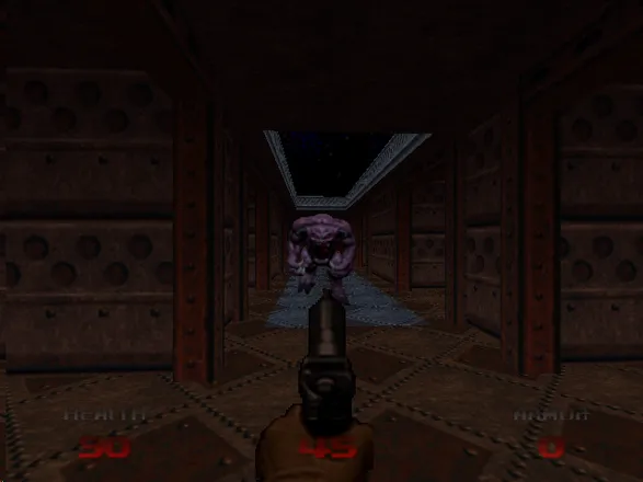 DOOM 64 Nintendo 64 Doom 64 has some cool lighting effects that aren&#x27;t in other versions of Doom.  Not the blue glow cast on the bull demon.