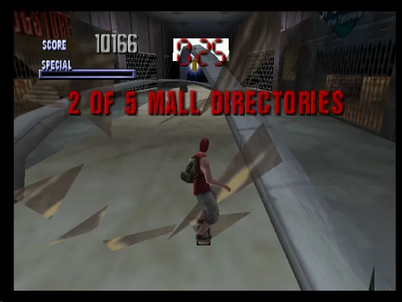 Tony Hawk&#x27;s Pro Skater Nintendo 64 Chad Muska trashing the mall