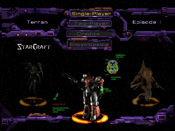 StarCraft 64  Nintendo 64 Main menu