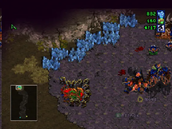 StarCraft 64  Nintendo 64 Protoss Zealots attack the Zerg