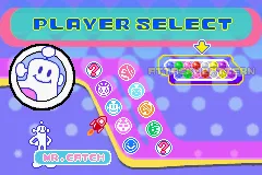 Super Bust-A-Move Game Boy Advance Starting Battle Mode: Select the character you want to be