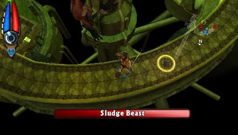 Untold Legends: The Warrior&#x27;s Code PSP Boss creature - Sludge beast