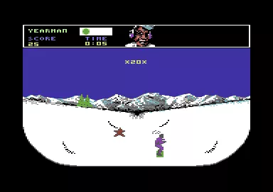Ski or Die Commodore 64 Snowboard Halfpipe