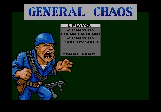 General Chaos Genesis Main menu