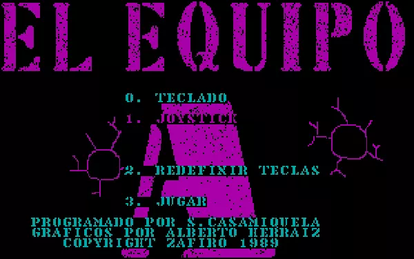 The A-Team DOS Title screen