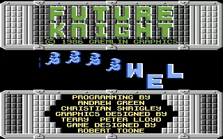 Future Knight Commodore 64 Title screen