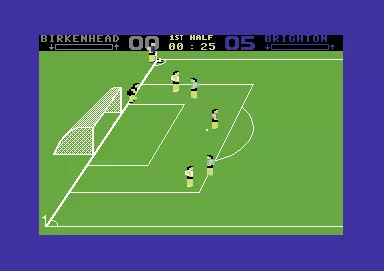 SuperStar Soccer Commodore 64 Corner balls